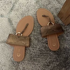 Cato snake print sandals A7-81